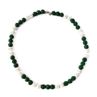 12 Pack Baseball Drip Necklaces Rhinestone Beaded Necklaces for Boys Men Green White