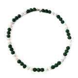 Baseball Drip Necklace Sparkly Diamond Beads Player Team Necklace for Boys Mens Green White