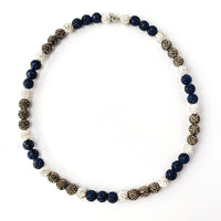 Bulk 12 Pack Boys Baseball Drip Necklaces Bead Rhinestone Shamballa Necklaces Navy Gray White